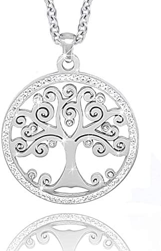 COLLANA ALBERO DELLA VITA IN ACCIAIO